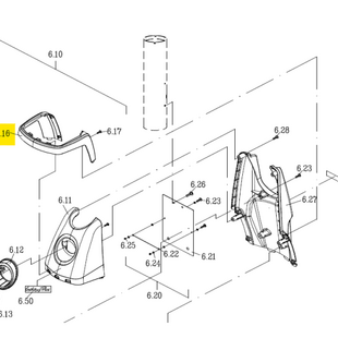 Voorbumper tbv 3-wiel Galaxy Plus  - Tweedehands