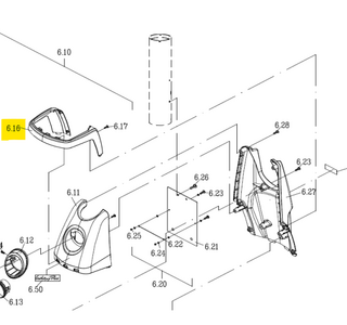 Voorbumper tbv 3-wiel Galaxy Plus  - Tweedehands