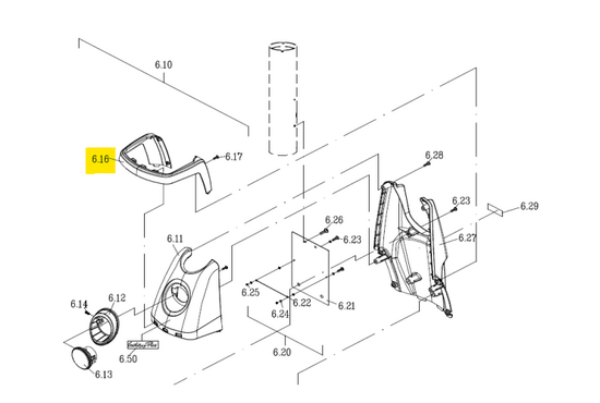 Excel Voorbumper tbv 3-wiel Galaxy Plus  - Tweedehands