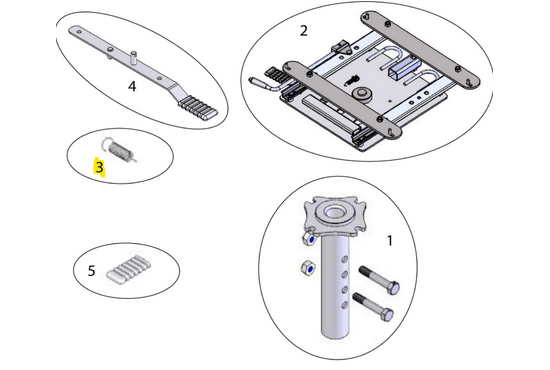 Sterling Elite II Sterling elite II plus / Elite2: Stoel; ontgrendelings veer - Tweedehands
