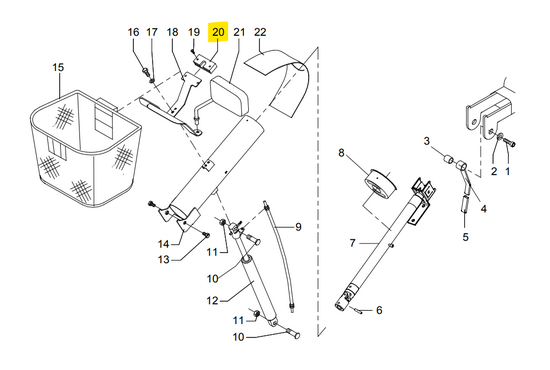 Trophy Mandhouder kunststof Trophy 6 - Tweedehands