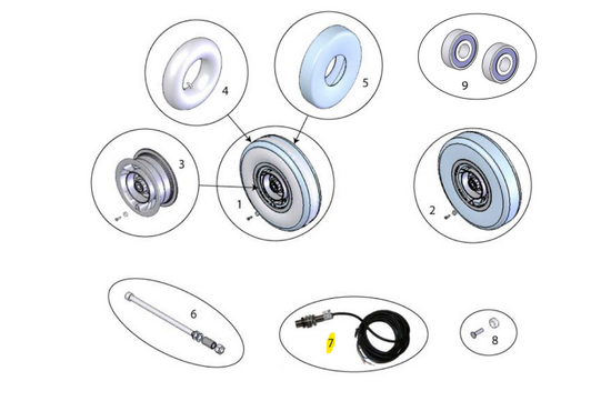 Sterling Elite II Sterling elite II plus / Elite2: Snelheid sensor - Tweedehands