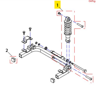 Schokbreker achter Orion - Tweedehands