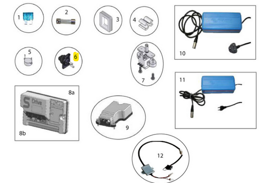 Sterling Elite II Sterling elite II plus / Elite2: Oplaad punt - Tweedehands