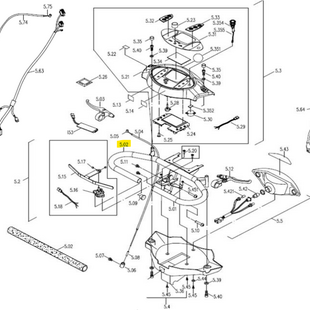 Handvat foam, 2 stuks, tbv stuurbuis Links+Rechts Galaxy II - Tweedehands