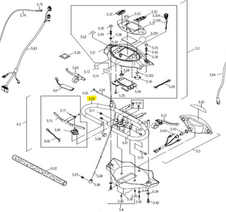 Handvat foam, 2 stuks, tbv stuurbuis Links+Rechts Galaxy II - Tweedehands