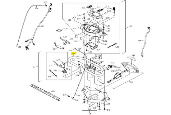 Excel Galaxy II Handvat foam, 2 stuks, tbv stuurbuis Links+Rechts Galaxy II - Tweedehands