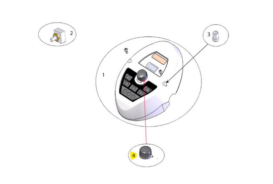 Sterling Elite II Elite2 XS / RS speed knob - Tweedehands