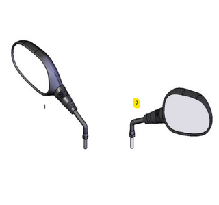 Sterling elite II plus / Elite2: Spiegel Rechts - Tweedehands