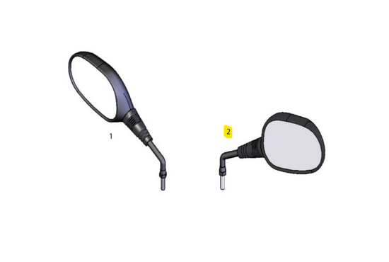 Sterling Elite II Sterling elite II plus / Elite2: Spiegel Rechts - Tweedehands