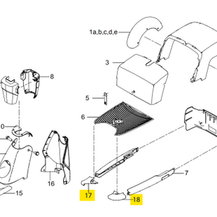 Voetplateau hoekset trophy 6 - Tweedehands