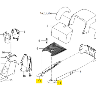 Voetplateau hoekset trophy 6 - Tweedehands