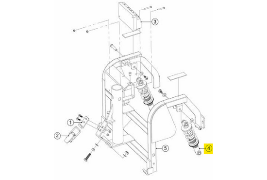 Fortress Calypso Schokbreker achterzijde Fortress Calypso   - Tweedehands
