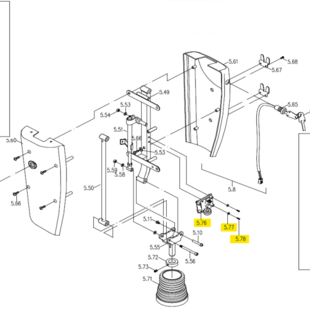 Verlichtingsprint galaxy II - Tweedehands