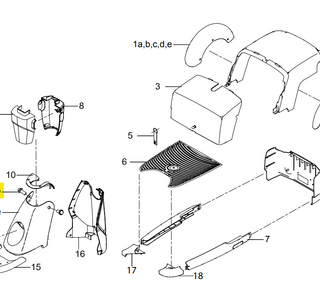 Richtingaanwijzer 12V voorzijde compleet, Trophy (set van 2) - Tweedehands