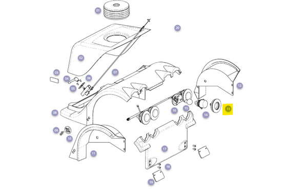 Solo TS Solo;Reflector ring LED - Tweedehands