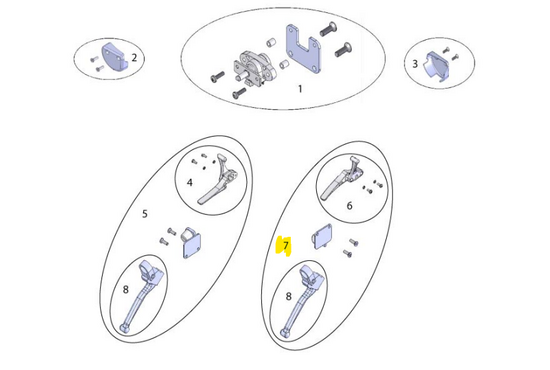 Sterling Elite II Sterling elite II plus / Elite2: Stuurkolom:bedienings set links - Tweedehands