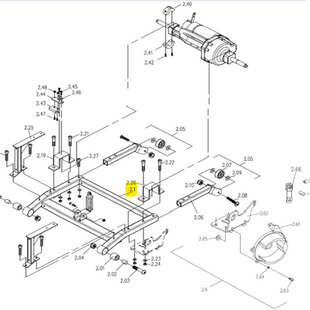 Achterframe Galaxy plus - Tweedehands