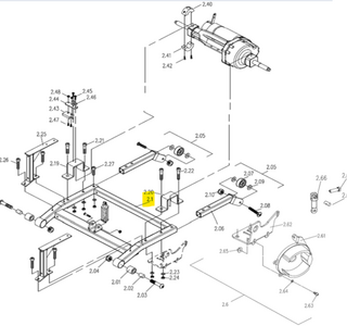 Achterframe Galaxy plus - Tweedehands