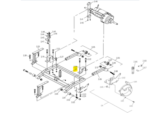 Excel Achterframe Galaxy plus - Tweedehands