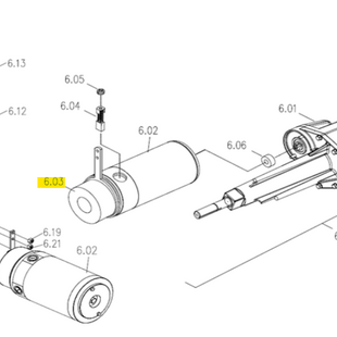 Motorrem (motor M4QY)Galaxy II - Tweedehands