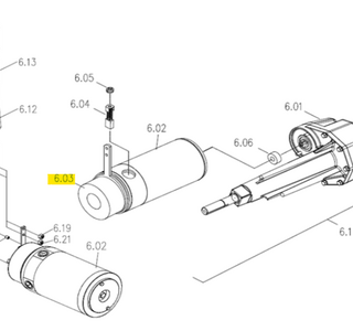 Motorrem (motor M4QY)Galaxy II - Tweedehands