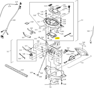 PC-Board inclusief accu-indicatiemeter (HR) Galaxy II - Tweedehands