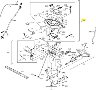 Dashboard compleet LCD zonder noodknop Galaxy II - Tweedehands