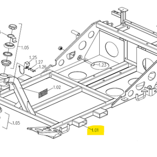 Voorframe Galaxy II - Tweedehands