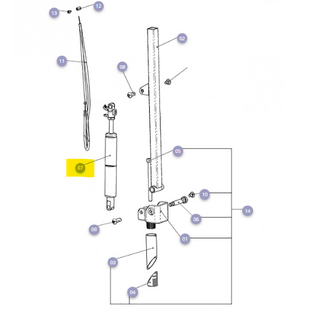 Gasveer 300N t.b.v. stuurverstelling Mezzo 3 - Tweedehands