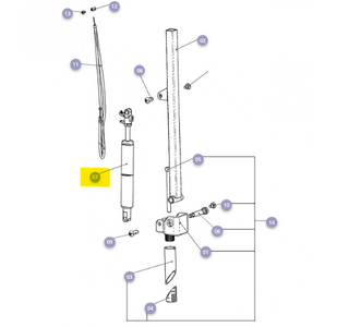 Gasveer 300N t.b.v. stuurverstelling Mezzo 3 - Tweedehands