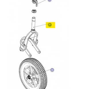 Voorvork compleet Mezzo 3 - Tweedehands