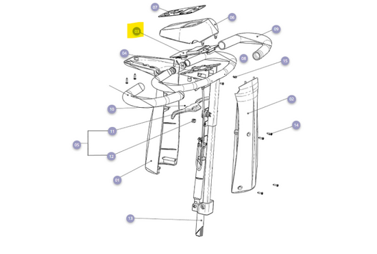 Mezzo 3 Stuurkastprint Mezzo 3 - Tweedehands
