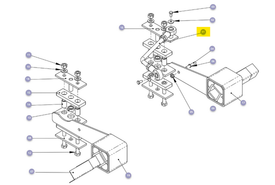 Solo TS Stabilisatiestang-set Solo TS - Tweedehands