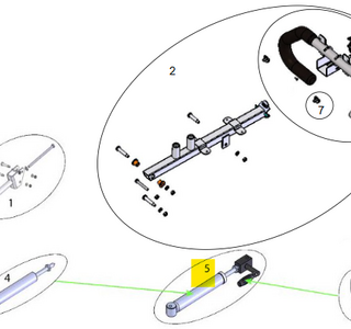 Sterling elite II plus / Gasveer hoekverstelling stuur en bedieningshendel elite 2 - Tweedehands