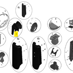 Sterling elite II plus / Elite2: Neus inclusief bevestiging.zonder verlichting mat z - Tweedehands