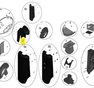 Sterling elite II plus / Elite2: Neus inclusief bevestiging.zonder verlichting mat z - Tweedehands