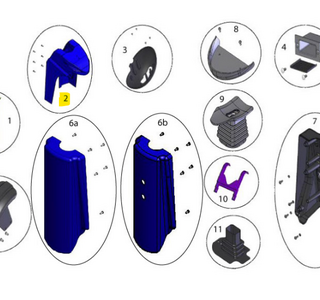 Sterling elite II plus / Elite2: Neus inclusief bevestiging.zonder verlichting - Tweedehands