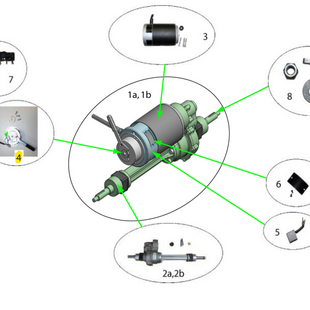 Sterling elite II plus / Elite2: Motor; motorrem compleet - Tweedehands