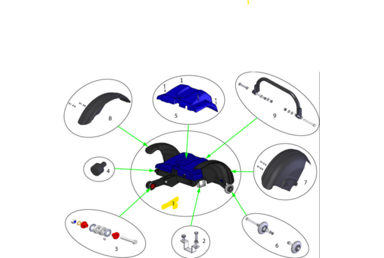 Sterling Elite II Sterling elite II plus / Elite2: Achter frame - Tweedehands