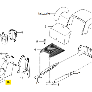 Voorbumper zwart Trophy 3-wiel trophy 6 - Tweedehands