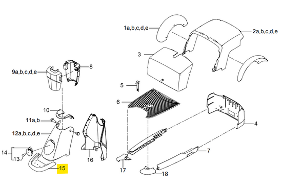 Trophy Voorbumper zwart Trophy 3-wiel trophy 6 - Tweedehands