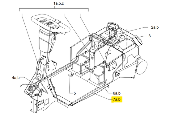 Trophy Hoofd kabelboom S-Drive voor serienummer QT02400Trophy 6 - Tweedehands