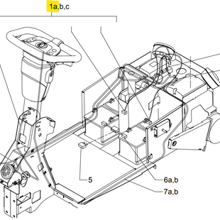 Voedingskabel compleet Trophy 6 egis - Tweedehands