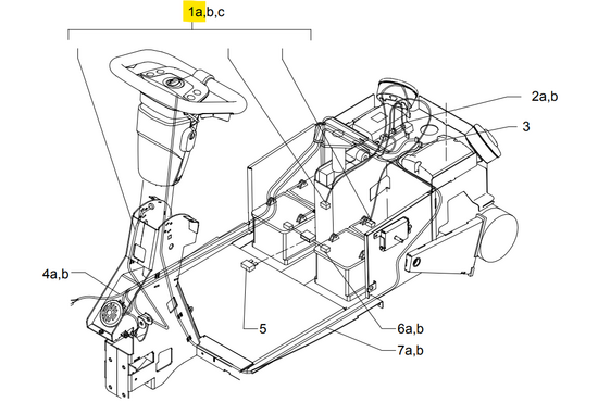 Trophy Voedingskabel compleet Trophy 6 egis - Tweedehands