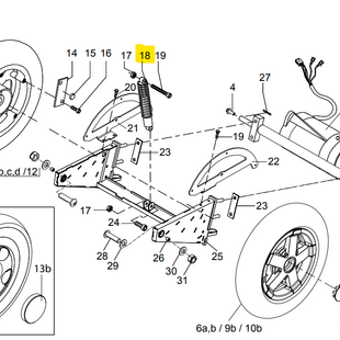 Achterveer verzwaard Trophy 6 - Tweedehands