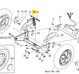 Achterveer verzwaard Trophy 6 - Tweedehands