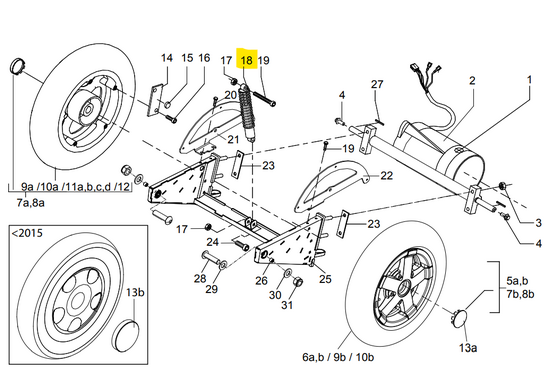 Trophy Achterveer verzwaard Trophy 6 - Tweedehands