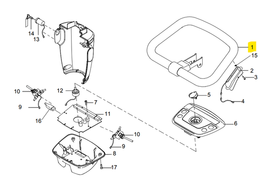 Trophy S-drive met dubbele bediening Trophy 6 - Tweedehands