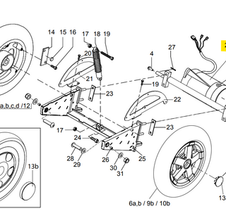 Transaxle assy egis 15km/u ( 106377 ) Tr6, gereviseerd  - Tweedehands